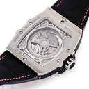 腕時計 ウブロ HUBLOT スピリット オブ ビッグバン ムーンフェイズ チタニウム 647.NX.7371.LR.1233 自動巻き メンズ OH済 ピンク