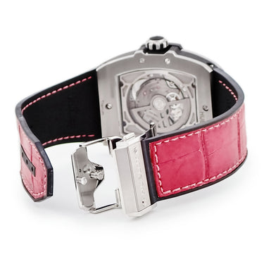 腕時計 ウブロ HUBLOT スピリット オブ ビッグバン ムーンフェイズ チタニウム 647.NX.7371.LR.1233 自動巻き メンズ OH済 ピンク