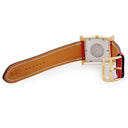 腕時計 エルメス HERMES Hウォッチ MM HH1.510 クオーツ メンズ レディース H型 白 ホワイト アラビア ギョウシェ