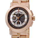 腕時計 ブレゲ BREGUET マリーン II クロノグラフ 5827BR/Z2/RZ0 自動巻き メンズ K18RG無垢 グレー デイト スモールセコンド