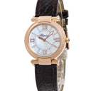 腕時計 ショパール CHOPARD インペリアーレ 384238-5001 クオーツ レディース K18RG無垢 ホワイト シェル アメジスト デイト