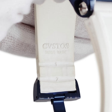 腕時計 クストス CVSTOS チャレンジ シーライナー GMT ポルトフィーノ CVT-SEA-GMT-PORTO BLST 自動巻き メンズ ブルー PVD 限定25本