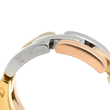 カルティエ Cartier マイヨンパンテール 3ロウ スリーカラー イエローゴールド×ピンクゴールド×ホワイトゴールド K18YG K18PG K18WG #59(JP19) リング 指輪 750 18K YG PG WG 18号