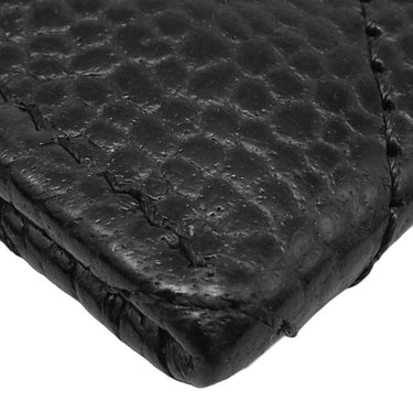 シャネル CHANEL クラシック AP0213 ブラック キャビアスキン カードケース ゴールド金具 黒 パスケース 名刺入れ