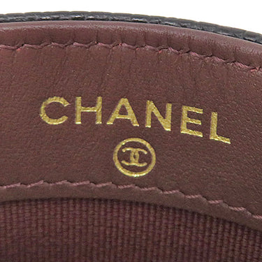 シャネル CHANEL クラシック AP0213 ブラック キャビアスキン カードケース ゴールド金具 黒 パスケース 名刺入れ