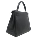 エルメス HERMES ケリー28 内縫い ブラック トゴ 2WAYバッグ シルバー金具 黒 ハンドバッグ ショルダー