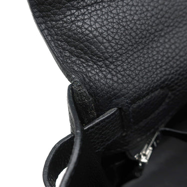 エルメス HERMES ケリー28 内縫い ブラック トゴ 2WAYバッグ シルバー金具 黒 ハンドバッグ ショルダー