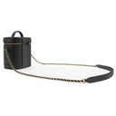 シャネル CHANEL バニティ AS0323 ブラック ラムスキン ショルダーバッグ ゴールド金具 黒 ココマーク ヴァニティ