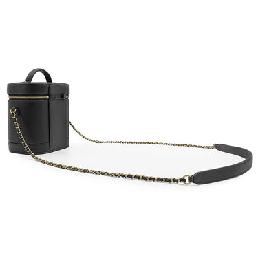 シャネル CHANEL バニティ AS0323 ブラック ラムスキン ショルダーバッグ ゴールド金具 黒 ココマーク ヴァニティ