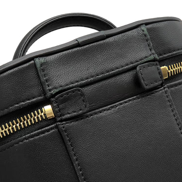シャネル CHANEL バニティ AS0323 ブラック ラムスキン ショルダーバッグ ゴールド金具 黒 ココマーク ヴァニティ