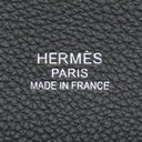エルメス HERMES サックアデペッシュ ライト 1-37 ブラック トゴ ビジネスバッグ マットシルバー金具 黒 書類ケース