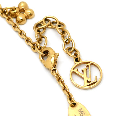 ルイヴィトン LOUIS VUITTON ブラスレ ブルーミング M64858 ゴールド GP ブレスレット モノグラムフラワー LVサークル