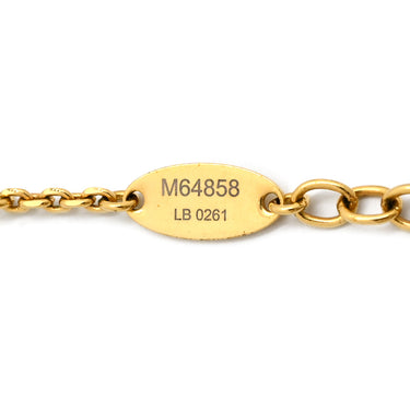 ルイヴィトン LOUIS VUITTON ブラスレ ブルーミング M64858 ゴールド GP ブレスレット モノグラムフラワー LVサークル