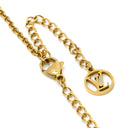 ルイヴィトン LOUIS VUITTON コリエ ブルーミング M64855 ゴールド GP ネックレス モノグラムフラワー LVサークル