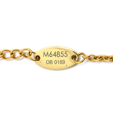 ルイヴィトン LOUIS VUITTON コリエ ブルーミング M64855 ゴールド GP ネックレス モノグラムフラワー LVサークル