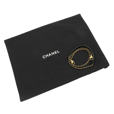 シャネル CHANEL ココハンドル 24 ブラック ラムスキン 2WAYバッグ マットゴールド金具 トップハンドル ココマーク