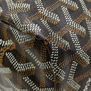 ゴヤール GOYARD サンルイPM ブラック×ブラウン PVCコーティングキャンバス ゴヤールディンキャンバス シュヴロッシュカーフスキン トートバッグ シルバー金具 新品 未使用 ユロ マーカージュ DOG 犬