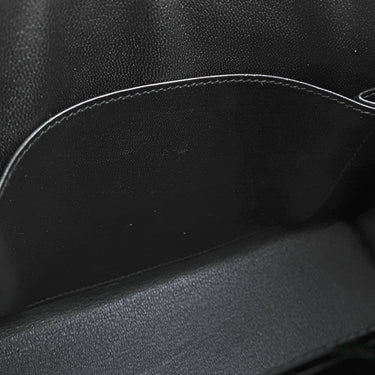 エルメス HERMES ケリー 25 外縫い ブラック ニロティカス 2WAYバッグ ゴールド金具 クロコ ショルダー シャイン