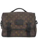 ルイヴィトン LOUIS VUITTON LV トレイル メッセンジャー M46972 モノグラム モノグラムマカサー 2WAYバッグ ブラック金具 茶 黒
