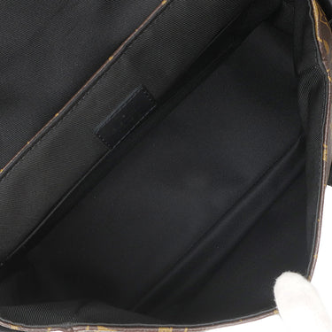 ルイヴィトン LOUIS VUITTON LV トレイル メッセンジャー M46972 モノグラム モノグラムマカサー 2WAYバッグ ブラック金具 茶 黒