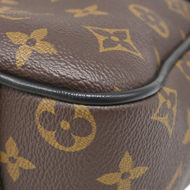 ルイヴィトン LOUIS VUITTON LV トレイル メッセンジャー M46972 モノグラム モノグラムマカサー 2WAYバッグ ブラック金具 茶 黒
