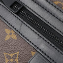 ルイヴィトン LOUIS VUITTON LV トレイル メッセンジャー M46972 モノグラム モノグラムマカサー 2WAYバッグ ブラック金具 茶 黒