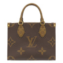 ルイヴィトン LOUIS VUITTON オンザゴー PM M46373 モノグラムリバース モノグラムキャンバス モノグラムリバースキャンバス 2WAYバッグ ゴールド金具 ショルダー ハンドバッグ