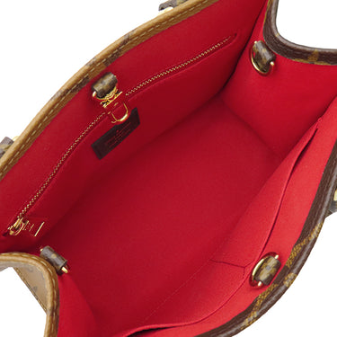 ルイヴィトン LOUIS VUITTON オンザゴー PM M46373 モノグラムリバース モノグラムキャンバス モノグラムリバースキャンバス 2WAYバッグ ゴールド金具 ショルダー ハンドバッグ
