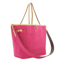 ルイヴィトン LOUIS VUITTON ネヴァーフル インサイドアウト MM M12257 ローズポンディシェリ×モノグラム キャンバス モノグラムキャンバス ローズポンディシェリテキスタイル 2WAYバッグ ゴールド金具 リバーシブル