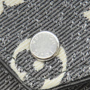 ルイヴィトン LOUIS VUITTON ポルトフォイユ ヴィクトリーヌ M81859 ブラック モノグラムデニム モノグラムジャガードデニム 三つ折り財布 シルバー金具 黒 グレー 白