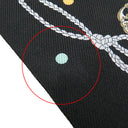 エルメス HERMES ツイリー ブラック×ベージュロゼ×マルチカラー シルク スカーフ 【LES CLES A POIS/レ クレア ポア】