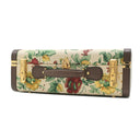 グッチ GUCCI ミディアム リジッド スーツケース 722179 ベージュ×ブラウン キャンバス レザー トランク ゴールド金具 フローラ フラワー 花柄 ダブルG