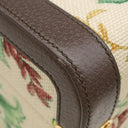 グッチ GUCCI ミディアム リジッド スーツケース 722179 ベージュ×ブラウン キャンバス レザー トランク ゴールド金具 フローラ フラワー 花柄 ダブルG