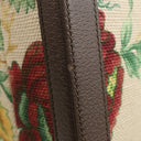 グッチ GUCCI ミディアム リジッド スーツケース 722179 ベージュ×ブラウン キャンバス レザー トランク ゴールド金具 フローラ フラワー 花柄 ダブルG