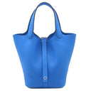 エルメス HERMES ピコタンロック 18 PM ニューブルーイドラ トリヨンクレマンス ハンドバッグ シルバー金具 新品 未使用 青 2025年製