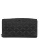 セリーヌ CELINE ラージ ジップウォレット 10B553FQC.38SI ブラック カーフ 長財布 シルバー金具 トリオンフ エンボス加工