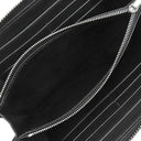 セリーヌ CELINE ラージ ジップウォレット 10B553FQC.38SI ブラック カーフ 長財布 シルバー金具 トリオンフ エンボス加工