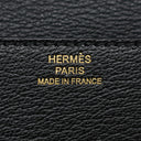 エルメス HERMES ロウリス ルリ スリム ブラック シェーブル 二つ折り財布 ゴールド金具 コンパクトウォレット ベルトバッグ