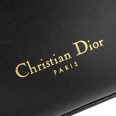 クリスチャン・ディオール Christian Dior ディオールアンバー ミニ バケットバッグ S2319UBEQ ブラック カーフ 2WAYバッグ ゴールド金具 CD