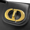 クリスチャン・ディオール Christian Dior ディオールアンバー ミニ バケットバッグ S2319UBEQ ブラック カーフ 2WAYバッグ ゴールド金具 CD
