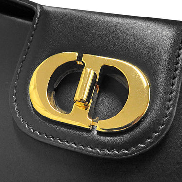 クリスチャン・ディオール Christian Dior ディオールアンバー ミニ バケットバッグ S2319UBEQ ブラック カーフ 2WAYバッグ ゴールド金具 CD