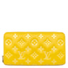 ルイヴィトン LOUIS VUITTON ジッピーウォレット クッサン M13699 ギンコイエロー レザー 長財布 ゴールド金具 モノグラム エンボス ラウンドファスナー
