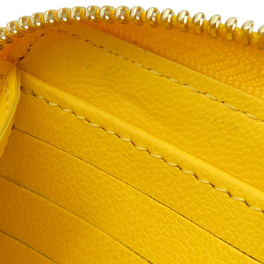ルイヴィトン LOUIS VUITTON ジッピーウォレット クッサン M13699 ギンコイエロー レザー 長財布 ゴールド金具 モノグラム エンボス ラウンドファスナー