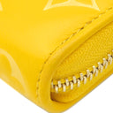 ルイヴィトン LOUIS VUITTON ジッピーウォレット クッサン M13699 ギンコイエロー レザー 長財布 ゴールド金具 モノグラム エンボス ラウンドファスナー
