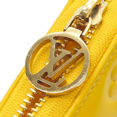 ルイヴィトン LOUIS VUITTON ジッピーウォレット クッサン M13699 ギンコイエロー レザー 長財布 ゴールド金具 モノグラム エンボス ラウンドファスナー
