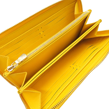 ルイヴィトン LOUIS VUITTON ジッピーウォレット クッサン M13699 ギンコイエロー レザー 長財布 ゴールド金具 モノグラム エンボス ラウンドファスナー