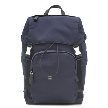 プラダ PRADA TESSUTO MONTAG バックパック 2VZ135 ネイビー ナイロン リュック・デイパック シルバー金具 紺 トライアングルロゴ