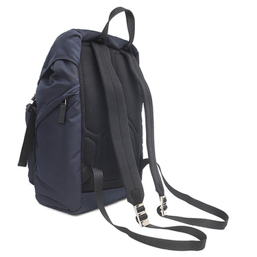 プラダ PRADA TESSUTO MONTAG バックパック 2VZ135 ネイビー ナイロン リュック・デイパック シルバー金具 紺 トライアングルロゴ