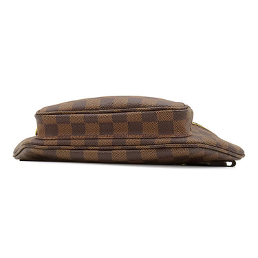 ルイヴィトン LOUIS VUITTON メルヴィール N51172 ダミエエベヌ ダミエキャンバス ボディバッグ ゴールド金具 茶 バムバッグ ウエストポーチ