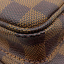 ルイヴィトン LOUIS VUITTON メルヴィール N51172 ダミエエベヌ ダミエキャンバス ボディバッグ ゴールド金具 茶 バムバッグ ウエストポーチ